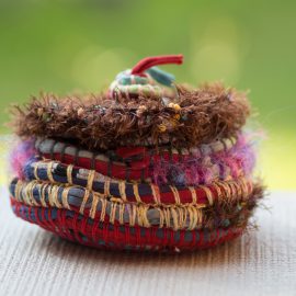 蓋つき モロッコカゴ　$25